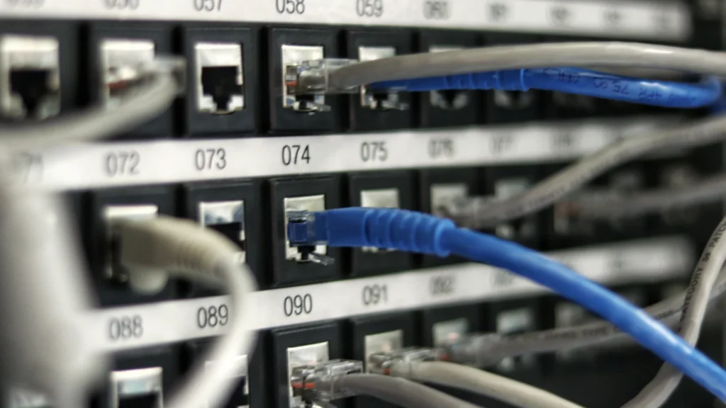 Data centre network equipment representing business leased line services